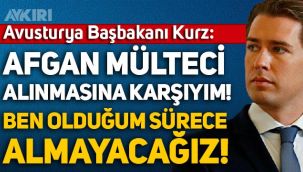 Avusturya Başbakanı Sebastian Kurz: 