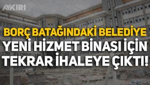 Borç batağındaki AKP'li Çorum Belediyesi, 4 yılda tamamlanmayan yeni bina için tekrar ihaleye çıktı!