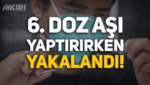 Brezilya'da bir kişi 6. doz koronavirüs aşısını yaptırırken yakalandı!