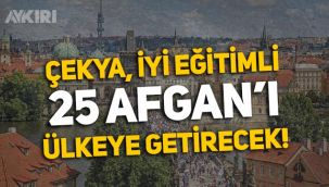 Çekya, iyi eğitimli 25 Afgan'ı ülkeye getirecek