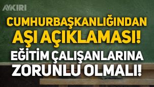 Cumhurbaşkanlığından aşı çağrısı: