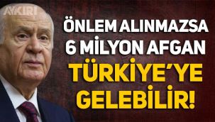 Devlet Bahçeli'den Afganistan açıklaması: Asker geri çekilmemeli, Taliban'la görüşülebilir, 6 milyon Afgan gelebilir!