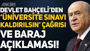 Devlet Bahçeli'den