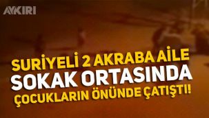 Diyarbakır'daki Suriyeli sığınmacılar çocukların önünde silahlarla çatıştı: 4 yaralı!