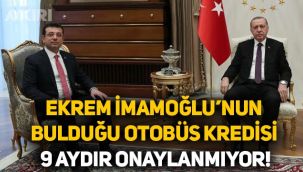 Ekrem İmamoğlu'nun 300 yeni otobüs için bulduğu krediyi Erdoğan 9 aydır onaylamıyor!