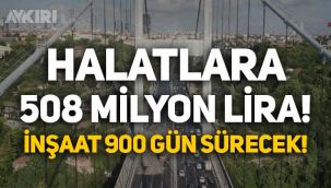 Fatih Sultan Mehmet Köprüsü halatları 508 milyon liraya değişecek: İnşaat 900 gün sürecek!