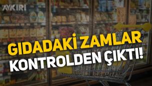Gıdadaki zamlar kontrolden çıktı: Üretici fiyatı ile girdi fiyatı arasındaki makas açıldı!