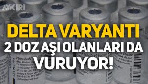 İki doz koronavirüs aşısı olanlar da Delta varyantına yakalanıyor!