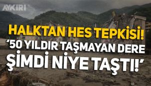 Kastamonu Bozkurt'ta vatandaştan HES'e tepki: 