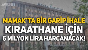 Mamak Belediyesi'nden 6 milyonluk kıraathane ihalesi! AKP'li isim kazandı