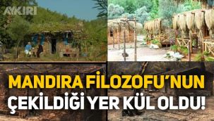 Mandıra Filozofu’nun çekildiği Çökertme Koyu küle döndü!