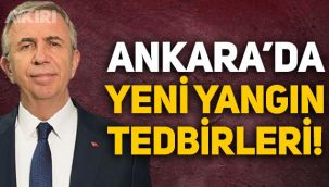 Mansur Yavaş duyurdu: Ankara'da yeni yangın tedbirleri!