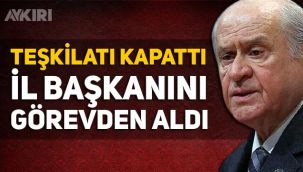 MHP Kayseri il teşkilatı fesh edildi. İl Başkanı Serkan Tok görevden alındı