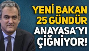Milli Eğitim Bakanı Mahmut Özer, 25 gündür Anayasa'yı çiğniyor, Meclis'te yemin etmedi!