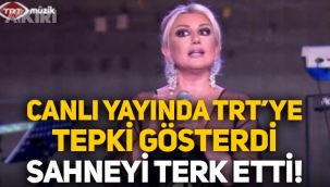 Muazzez Ersoy, TRT'ye tepki gösterdi, sahneyi terk etti: