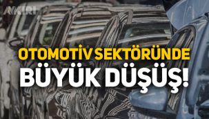 Otomotiv sektöründe büyük düşüş: Yüzde 45 azaldı