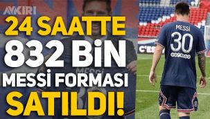 PSG, 24 saatte 832 bin Messi forması sattı, 133 milyon Euro kazandı!