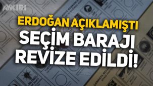 Seçim barajı yüzde 7'den yüzde 5'e düştü iddiası!