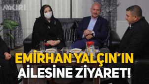 Süleyman Soylu, Altındağ'da öldürülen Emirhan Yalçın'ın ailesini ziyaret etti