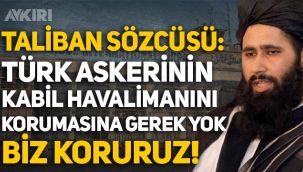 Taliban Sözcüsü: