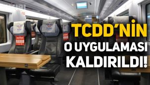 TCDD, trenlerdeki 'kadın yanı' uygulamasını sonlandırdı!