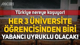 Türkiye'de eğitim: Her 3 üniversite öğrencisinden biri yabancı uyruklu olacak!
