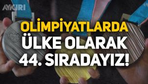 Türkiye, Olimpiyat Oyunları'nda 44. sırada!