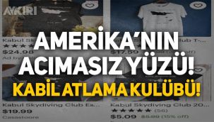 Uçaktan düşen Afganların tişörtünü yaptılar,
