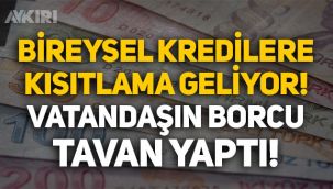 Vatandaş bireysel kredilere yönelirken Bakan Elvan sınırlandırma istedi!