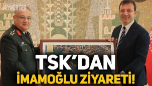 1. Ordu Komutanı Kemal Yeni, Ekrem İmamoğlu'nu ziyaret etti