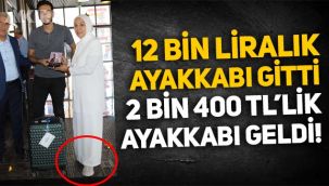 AKP'li Öznur Çalık, 12 bin liralık ayakkabısı yerine 2 bin 350 liralık ayakkabısını giydi!