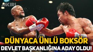 Boksör Manny Pacquiao, Filipinler'de devlet başkanlığına aday oldu
