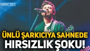 Buray'ın sahnede 12 bin liralık sazı çalındı!