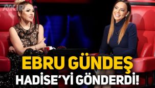 Ebru Gündeş gerginliği Hadise'ye O Ses Türkiye jüriliğini bıraktırdı!