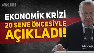 Ekonomik krizle ilgili Erdoğan'dan açıklama: 
