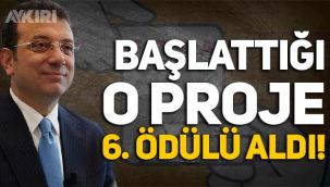 Ekrem İmamoğlu'nun ‘Askıda Fatura’ projesi 6. ödülünü aldı!