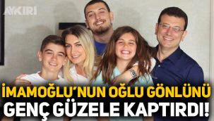 Ekrem İmamoğlu'nun oğlu Mehmet Selim, gönlünü genç güzele kaptırdı! Melis Çatak kimdir?