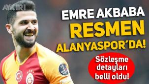 Emre Akbaba resmen Alanyaspor'da! İşte sözleşme detayları...