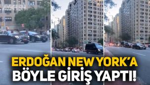 Erdoğan'ın New York'taki araç konvoyu gündemde