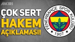 Fenerbahçe'den TFF'ye çok sert Ali Şansalan tepkisi!