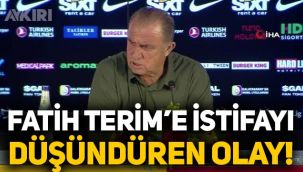 Galatasaray'da Fatih Terim'e istifayı düşündüren olay ne?