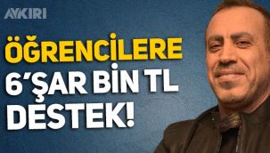 Haluk Levent’ten üniversitelilere destek: 500 öğrenciye 6’şar bin TL ödeyeceğiz!