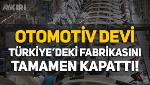 Honda, Türkiye'deki fabrikasını kapattı