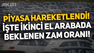 İkinci el araba fiyatları düşer mi? İkinci el arabalarda yıl sonuna kadar beklenen zam oranı belli oldu!