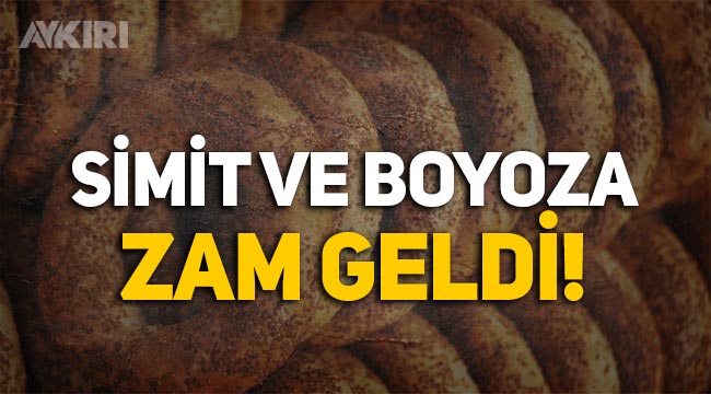 İzmir'de simit ve boyoza zam geldi