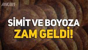 İzmir'de simit ve boyoza zam geldi