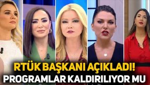 Kadın programları kaldırılacak mı? RTÜK Başkanı Ebubekir Şahin'den açıklama