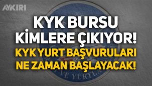 KYK yurt sonuçları ne zaman açıklanacak? KYK bursu kimlere çıkıyor?
