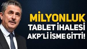 Mamak Belediyesi'nin 1.1 milyon liralık tablet ihalesini AKP'li isim kazandı!