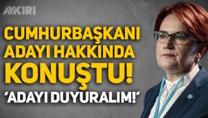 Meral Akşener'den Cumhurbaşkanı adayı açıklaması: